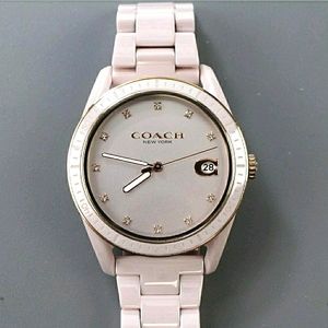 Coach Preston Ceramic Blush Women's Watch
